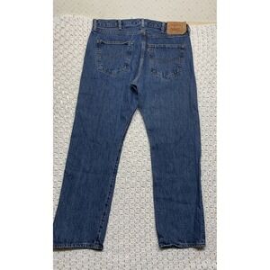 Levis 501 Jeans Men's‎ 38x30 Original Blue Denim Button Fly Straight 100%Cotton